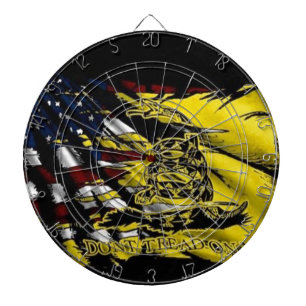 Cible De Fléchettes Drapeau de Gadsden - liberté ou mort