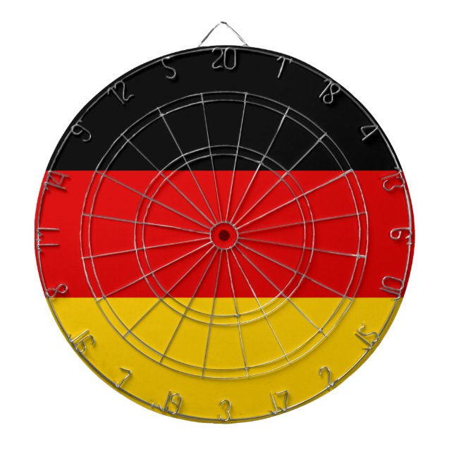 Cible De Fléchettes Drapeau de l'Allemagne (Deutschland) (Devant)