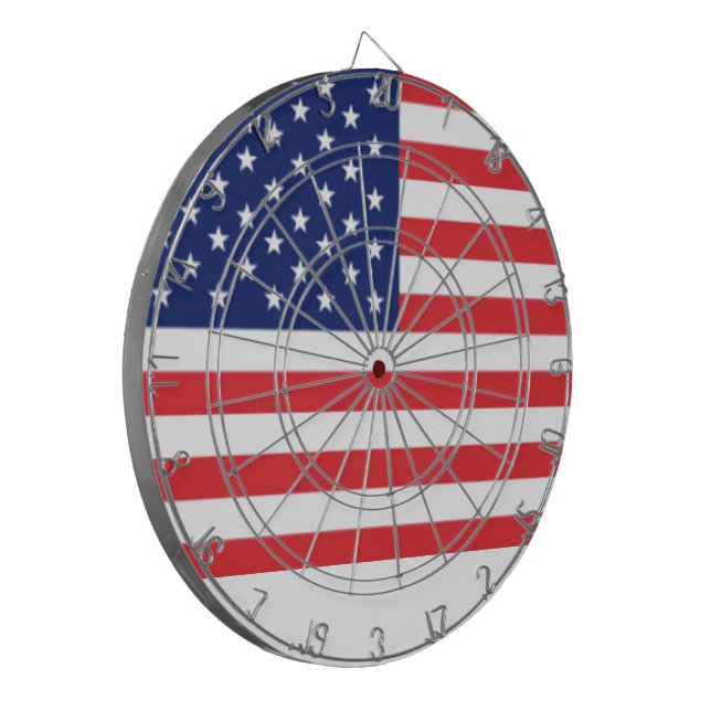 Cible De Fléchettes Drapeau Des États-Unis D'Amérique (Devant gauche)