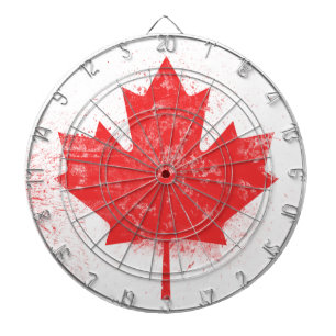 Cible De Fléchettes Drapeau du Canada