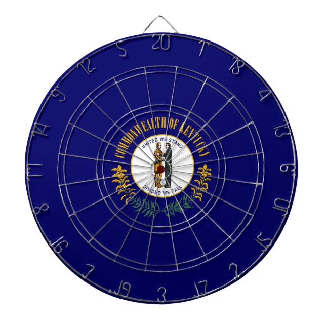 Cible De Fléchettes Drapeau du Kentucky (État des États-Unis) (Devant)