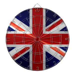 Cible De Fléchettes Drapeau du Royaume-Uni