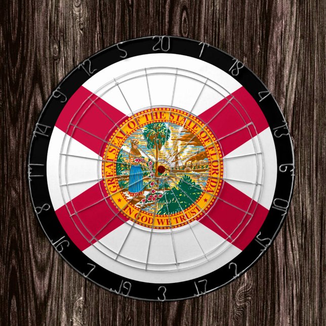 Cible De Fléchettes Drapeau Floride Dartboard & Floride / jeu américai (Créateur téléchargé)