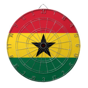 Cible De Fléchettes Drapeau ghanéen