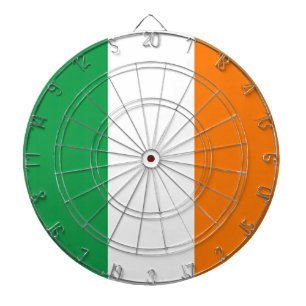 Cible De Fléchettes Drapeau Irlande Tricolore