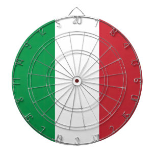 Cible De Fléchettes Drapeau Italie Tricolore