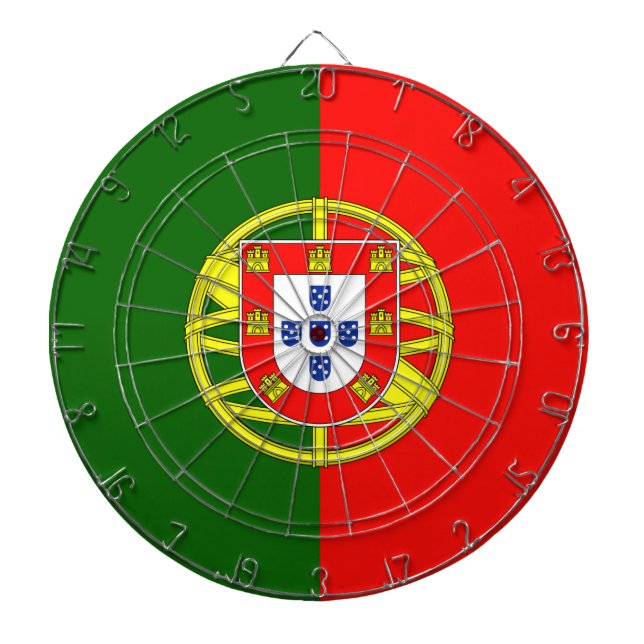 Cible De Fléchettes Drapeau Portugal (Devant)