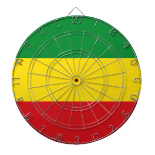 Cible De Fléchettes Drapeau rastafarien Rasta Ethiopie