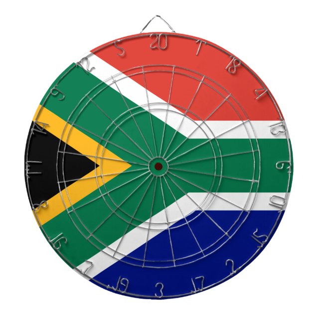 Cible De Fléchettes Drapeau sud-africain (Devant)