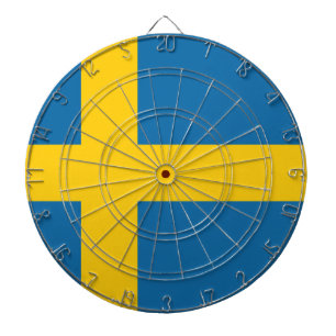 Cible De Fléchettes Drapeau Suède