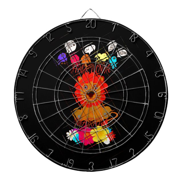 Cible De Fléchettes Drôle bébé Lion King : Hakuna Matata Art Design (Devant)