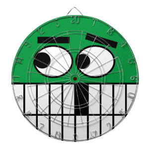 Cible De Fléchettes Drôle dessin animé jeu de tableau de bord (couleur