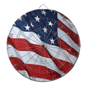 Cible de flechettes du drapeau américain