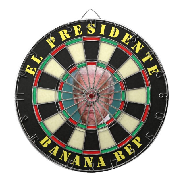Cible De Fléchettes  El Presidente Joe Biden Banana Republic (Devant)