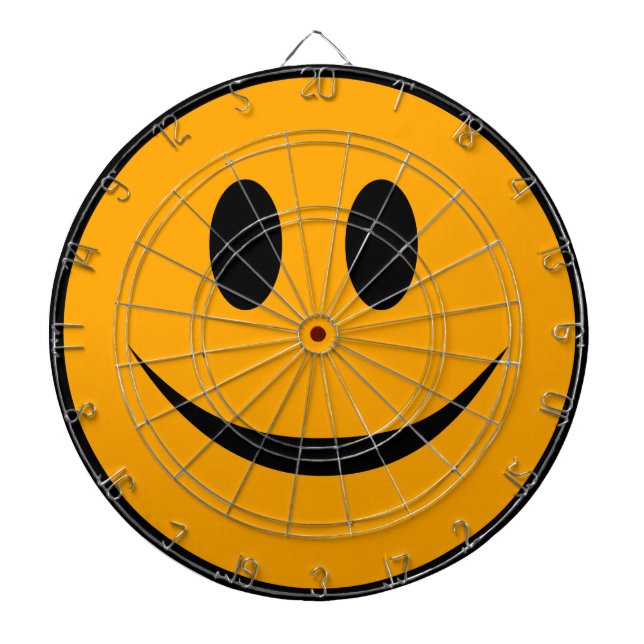 Cible De Fléchettes Emoji du visage souriant (Devant)
