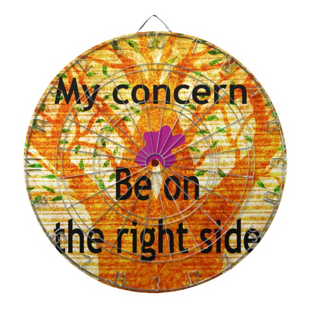 Cible De Fléchettes Enraciné dans la droiture Baobab perspective Vinta (Devant)