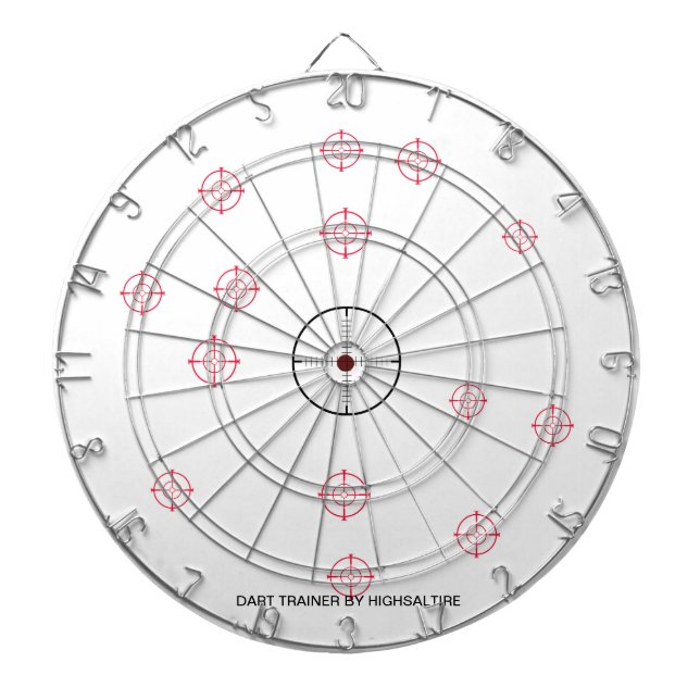 Cible De Fléchettes entraîneur de panneau de dard par le highsaltire (Devant)
