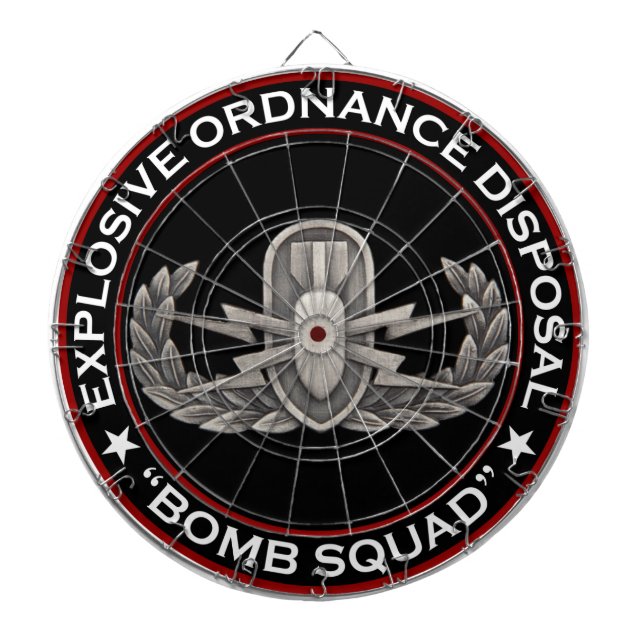 Cible De Fléchettes EOD "escadron de la mort " (Devant)