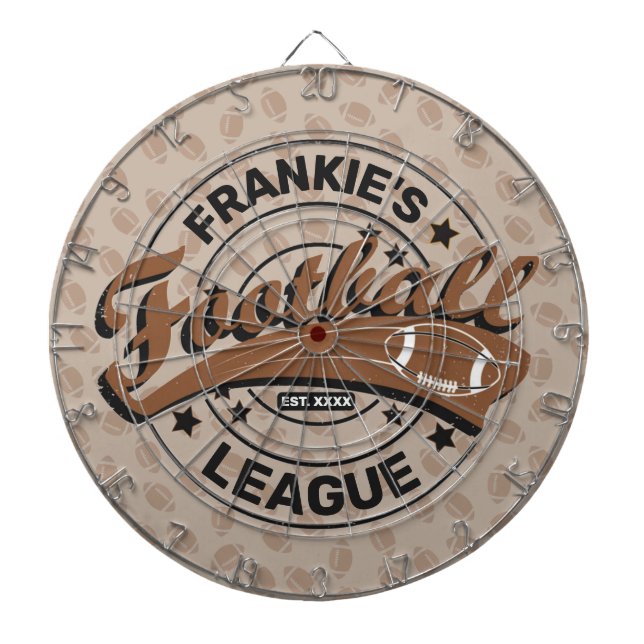 Cible De Fléchettes Équipe de joueurs de football (Devant)