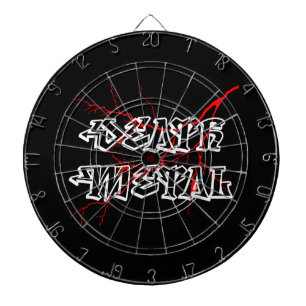 Cible De Fléchettes Étiquette de métal mort