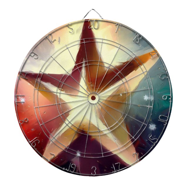 Cible De Fléchettes Étoile de Noël (4) (Devant)