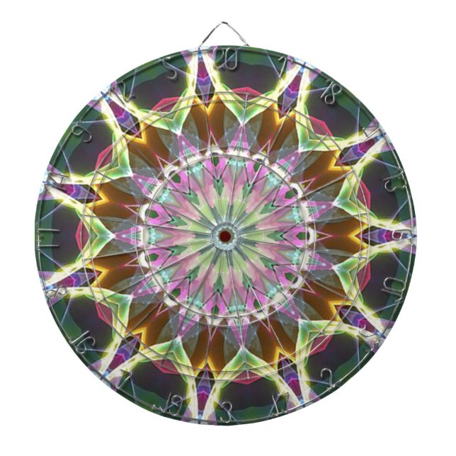 Cible De Fléchettes Explosion de couleur (Devant)