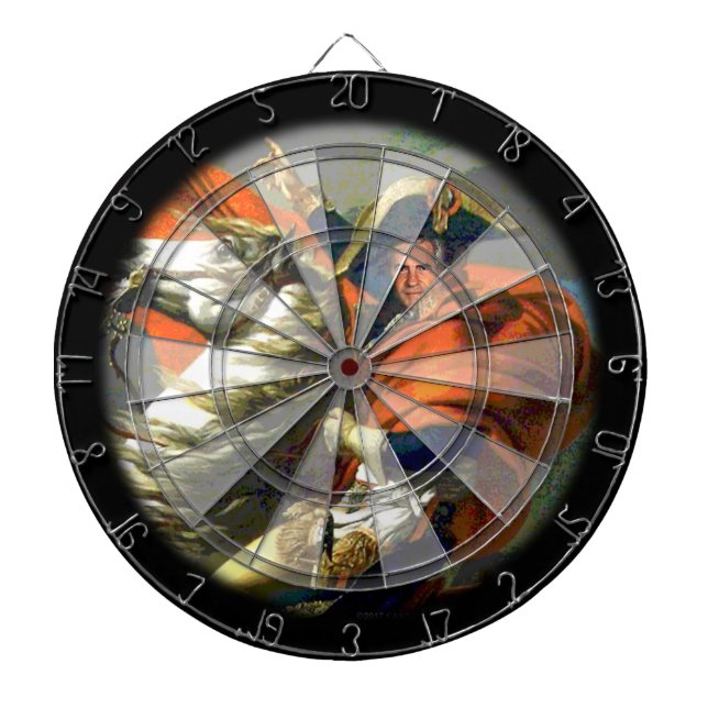 Cible de flechettes faite sur commande de photo (Devant)