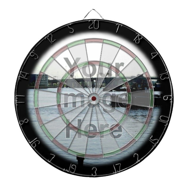 Cible de flechettes faite sur commande de photo (Devant)