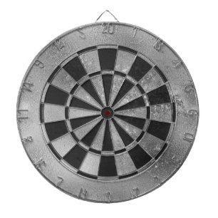 Cible De Fléchettes Faux Parties scintillant et feuille d'argent