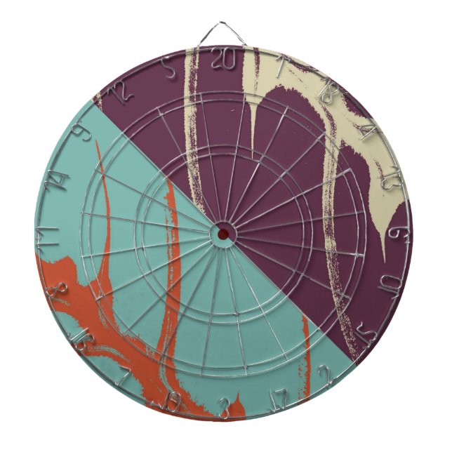 Cible De Fléchettes Feuille Art 4 (Devant)