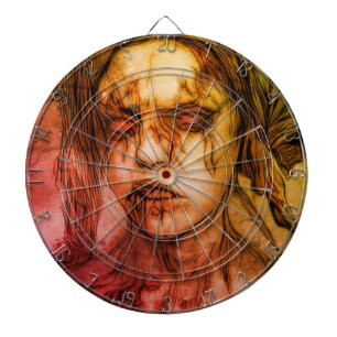 Cible De Fléchettes Fille zombie fléchettes Dartboard