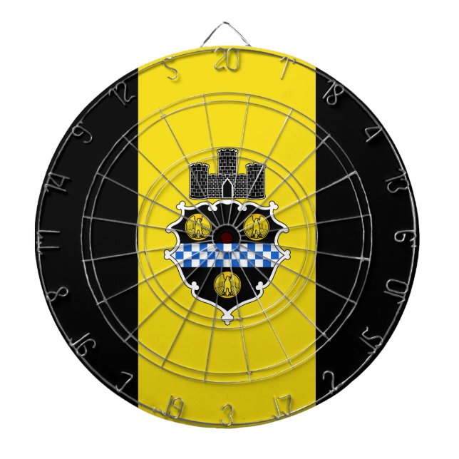 Cible De Fléchettes Flag of Pittsburgh, Pennsylvania Dartboard With Da (Devant)