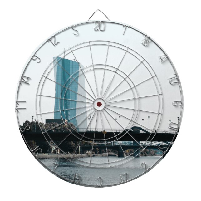 Cible De Fléchettes Francfort vue (Devant)