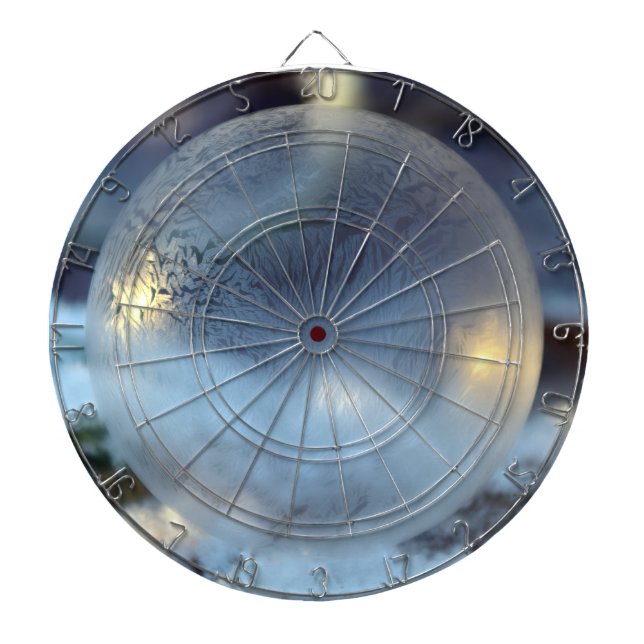 Cible De Fléchettes Frozen Crystal Dream ❄️ | Blue Ice Sphere (Devant)