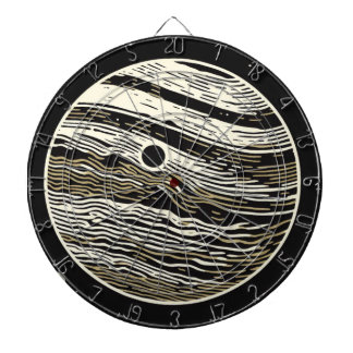 Cible De Fléchettes FSF Jupiter Woodcut 1