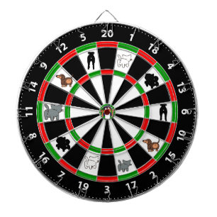 Cible De Fléchettes Fun Chien & Cat Butt