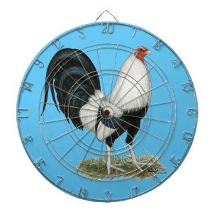 Cible De Fléchettes Gamecock argenté
