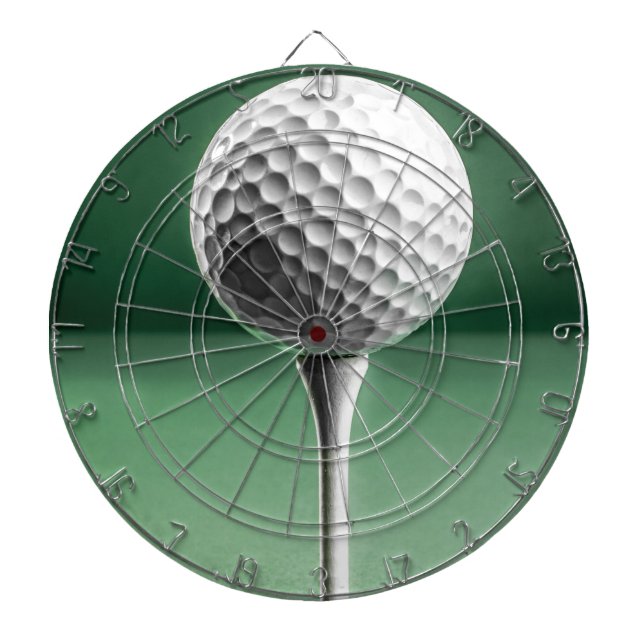 Cible De Fléchettes Golf Ball on Tee (Devant)