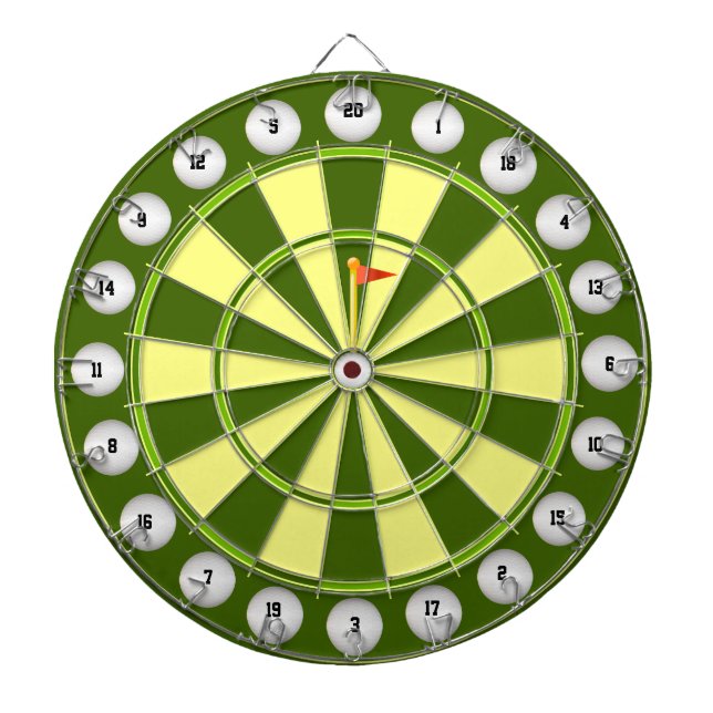 Cible De Fléchettes Golf Sandtrap 20 Trous 2.0 (Devant)