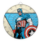 Graphique de caractères rétro Captain America
