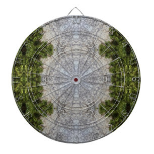 Cible De Fléchettes Green Moss & Earth Nature Art