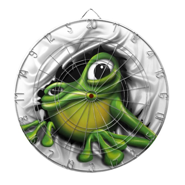 Cible De Fléchettes Grenouille 3d fraîche (Devant)