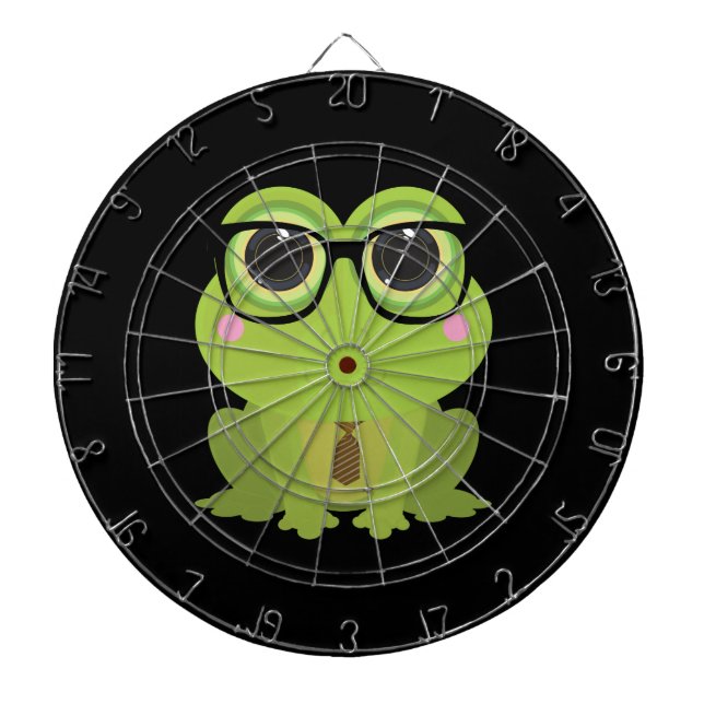 Cible De Fléchettes Grenouille Nerd (Devant)