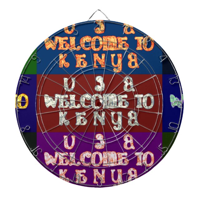 Cible De Fléchettes Hakuna Matata Bienvenue au Kenya.png (Devant)