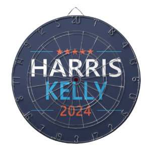Cible De Fléchettes Harris Kelly 2024 Kamala Harris Democrat