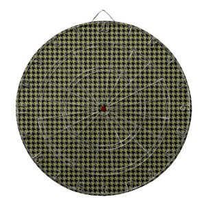 Cible De Fléchettes Houndstooth Avocado et Black
