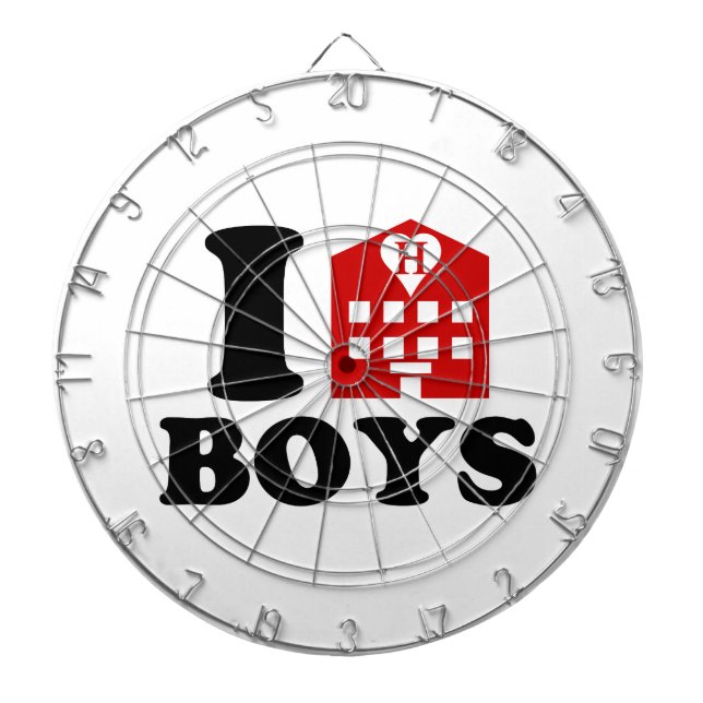 Cible De Fléchettes I Love Hotel Boys (Devant)