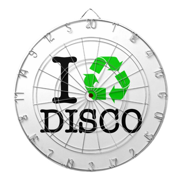 Cible De Fléchettes I Recycle Disco (Devant)