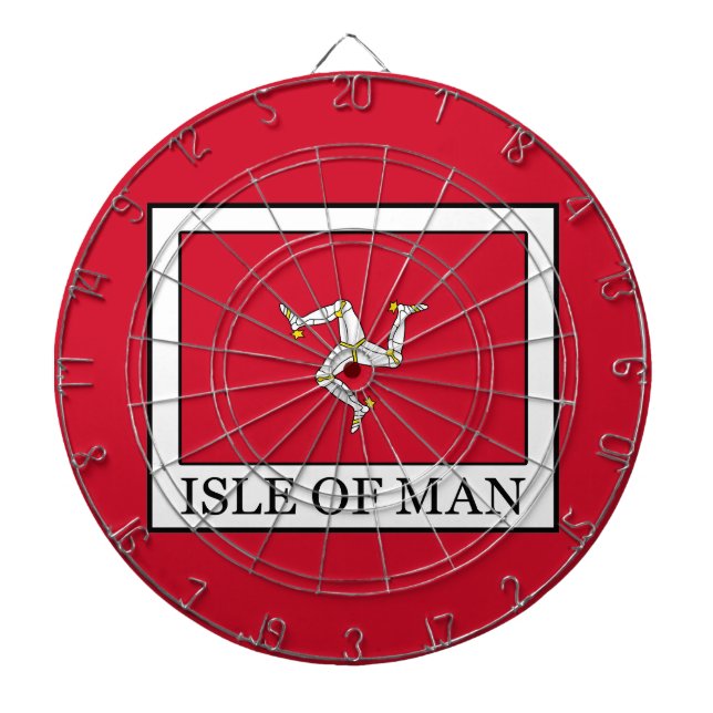 Cible De Fléchettes Île de Man (Devant)