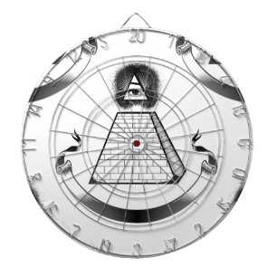 Cible De Fléchettes illuminati
